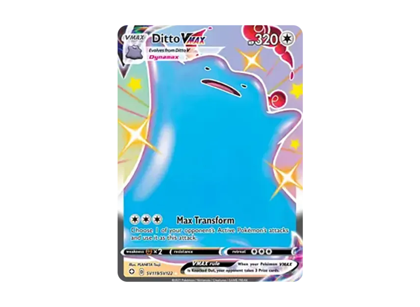 Ditto VMAX SUR [SV119/SV122] (Sword & Shield "Shining Fates")
