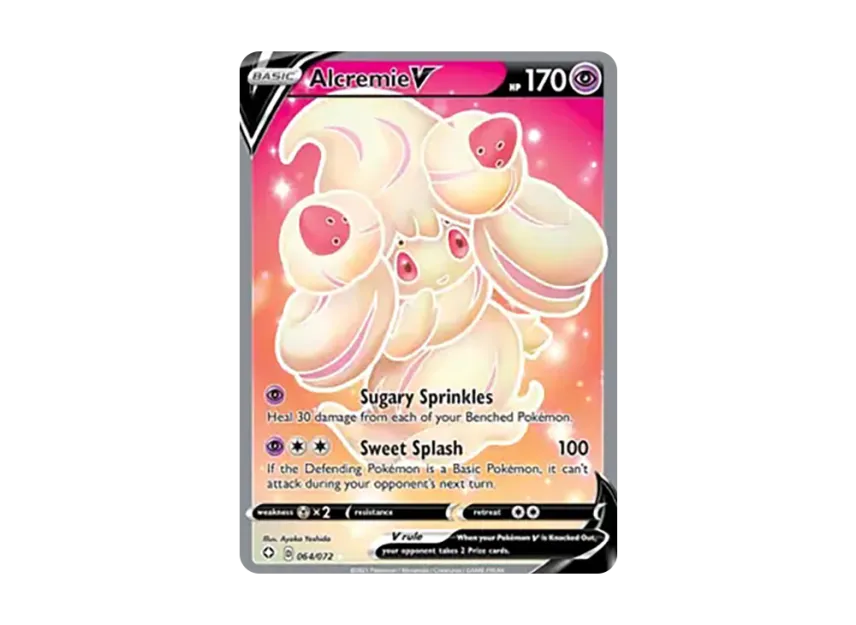 Alcremie V UR [072-SHINING-FATES 064/072] (Sword & Shield "Shining Fates")