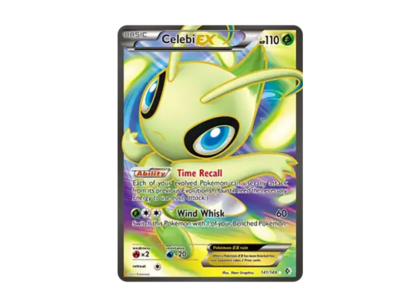 Celebi EX UR [149-BOUNDARIES-CROSSED 141/149] (Black & White "Boundaries Crossed")