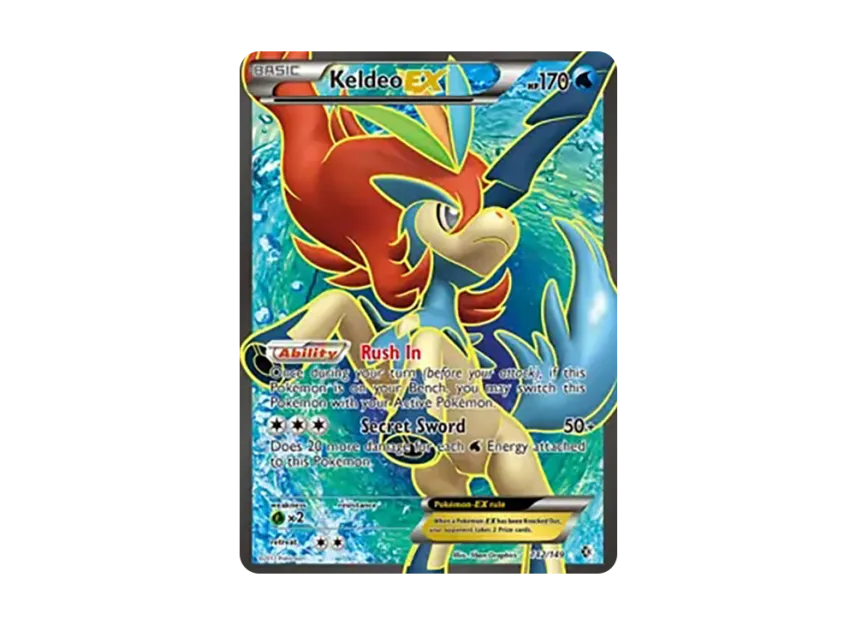 Keldeo EX UR [149-BOUNDARIES-CROSSED 142/149] (Black & White "Boundaries Crossed")