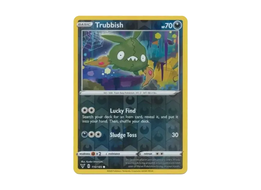 Trubbish C : Reverse Holo [185-VIVID-VOLTAGE 110/185] [EN] (Sword & Shield "Vivid Voltage")