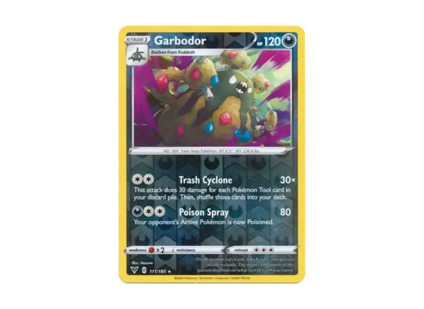 Garbodor R : Reverse Holo [185-VIVID-VOLTAGE 111/185] [EN] (Sword & Shield "Vivid Voltage")