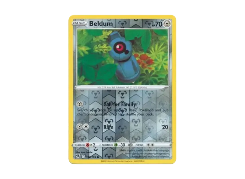 Beldum C : Reverse Holo [185-VIVID-VOLTAGE 116/185] [EN] (Sword & Shield "Vivid Voltage")
