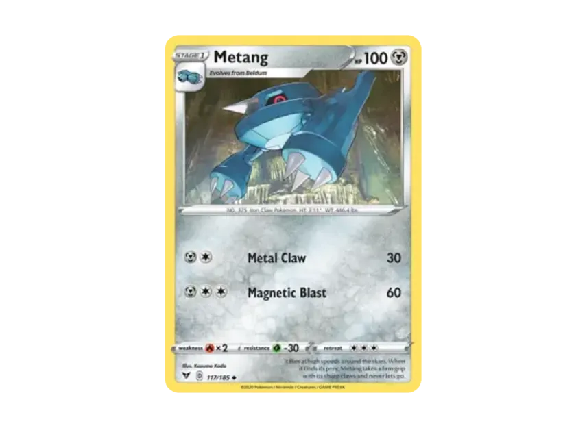 Metang U [185-VIVID-VOLTAGE 117/185] [EN] (Sword & Shield "Vivid Voltage")