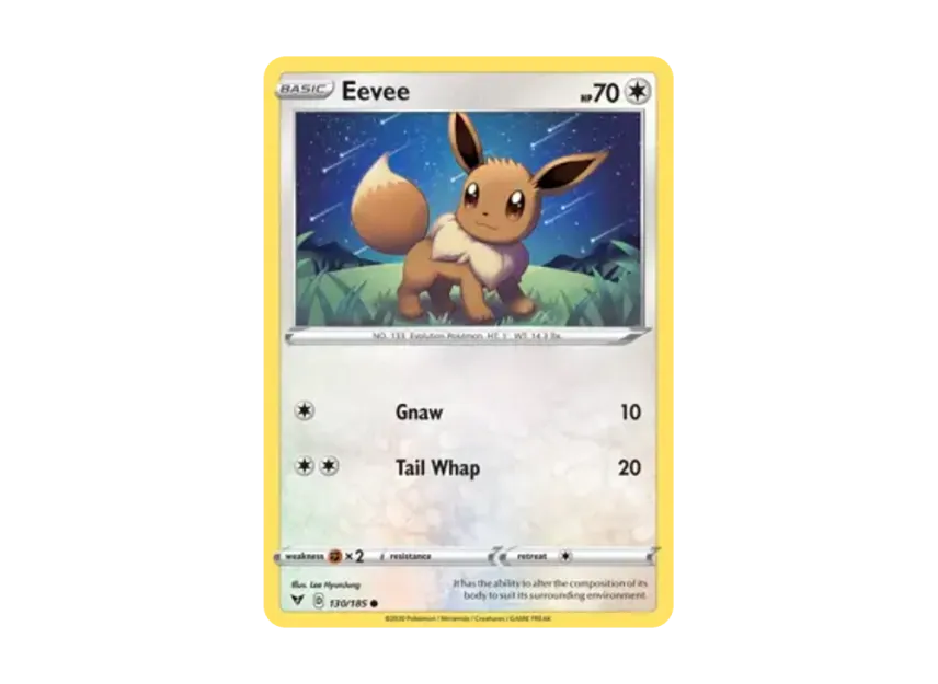 Eevee C [185-VIVID-VOLTAGE 130/185] [EN] (Sword & Shield "Vivid Voltage")