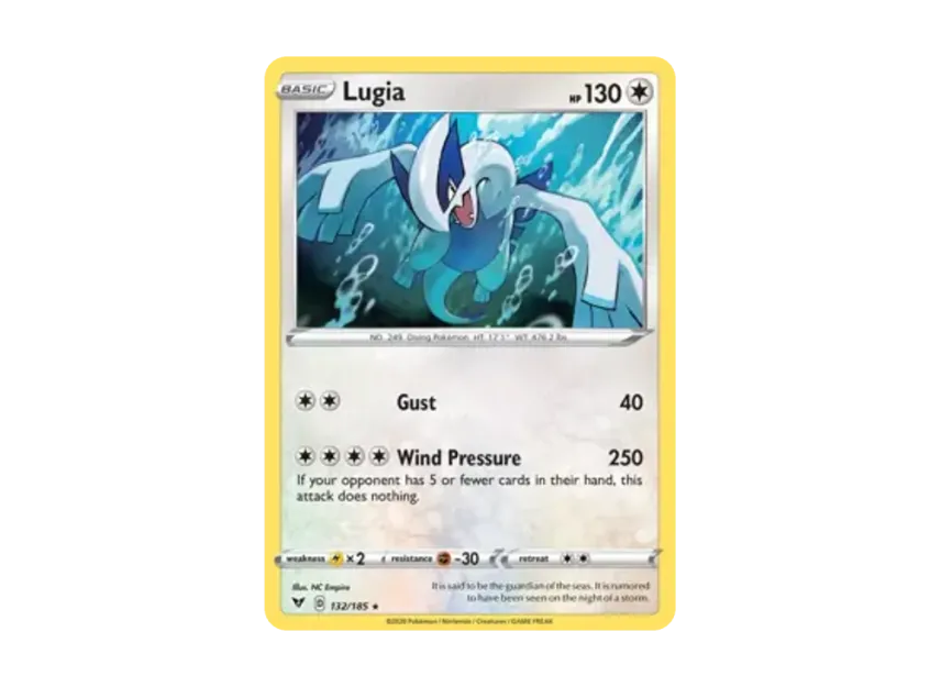 Lugia R [185-VIVID-VOLTAGE 132/185] [EN] (Sword & Shield "Vivid Voltage")