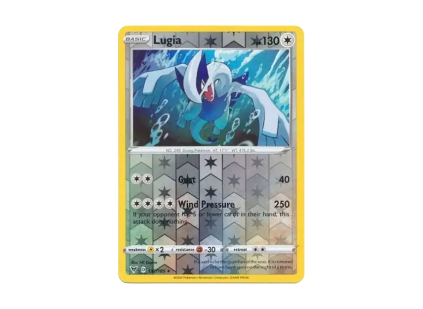 Lugia R : Reverse Holo [185-VIVID-VOLTAGE 132/185] [EN] (Sword & Shield "Vivid Voltage")