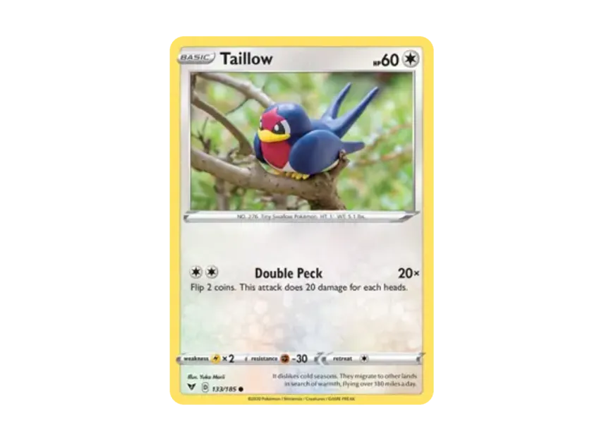 Taillow C [185-VIVID-VOLTAGE 133/185] [EN] (Sword & Shield "Vivid Voltage")