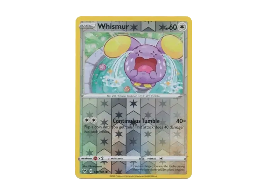 Whismur C : Reverse Holo [185-VIVID-VOLTAGE 135/185] [EN] (Sword & Shield "Vivid Voltage")