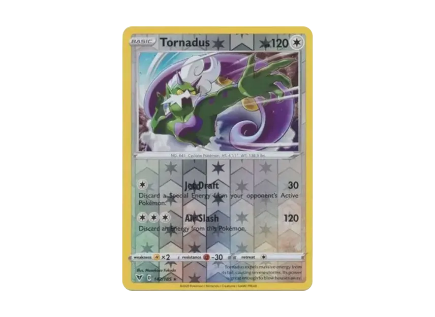 Tornadus R : Reverse Holo [185-VIVID-VOLTAGE 142/185] [EN] (Sword & Shield "Vivid Voltage")