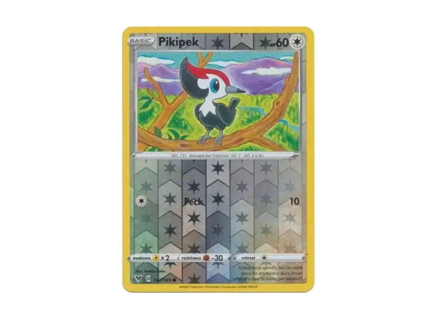 Pikipek C : Reverse Holo [185-VIVID-VOLTAGE 143/185] [EN] (Sword & Shield "Vivid Voltage")
