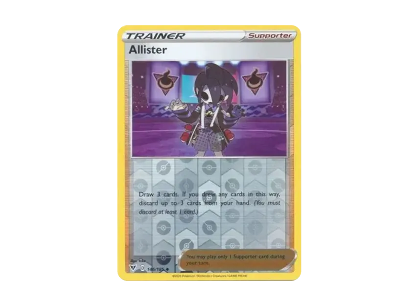 Allister U : Reverse Holo [185-VIVID-VOLTAGE 146/185] [EN] (Sword & Shield "Vivid Voltage")