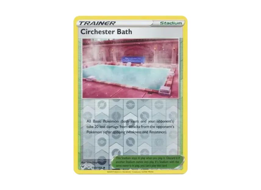 Circhester Bath U : Reverse Holo [185-VIVID-VOLTAGE 150/185] [EN] (Sword & Shield "Vivid Voltage")