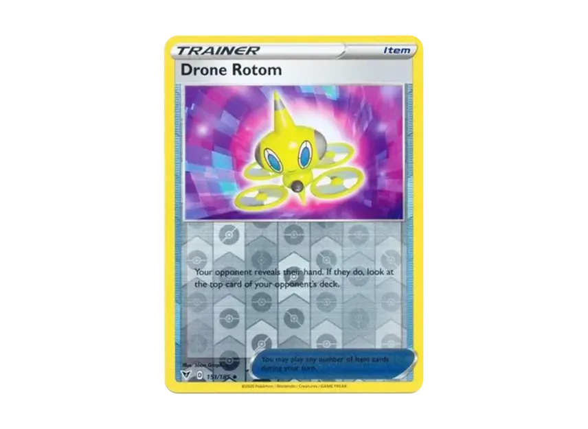 Drone Rotom U : Reverse Holo [185-VIVID-VOLTAGE 151/185] [EN] (Sword & Shield "Vivid Voltage")