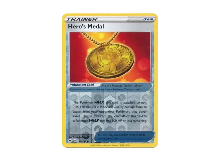 Hero's Medal U : Reverse Holo [185-VIVID-VOLTAGE 152/185] [EN] (Sword & Shield "Vivid Voltage")