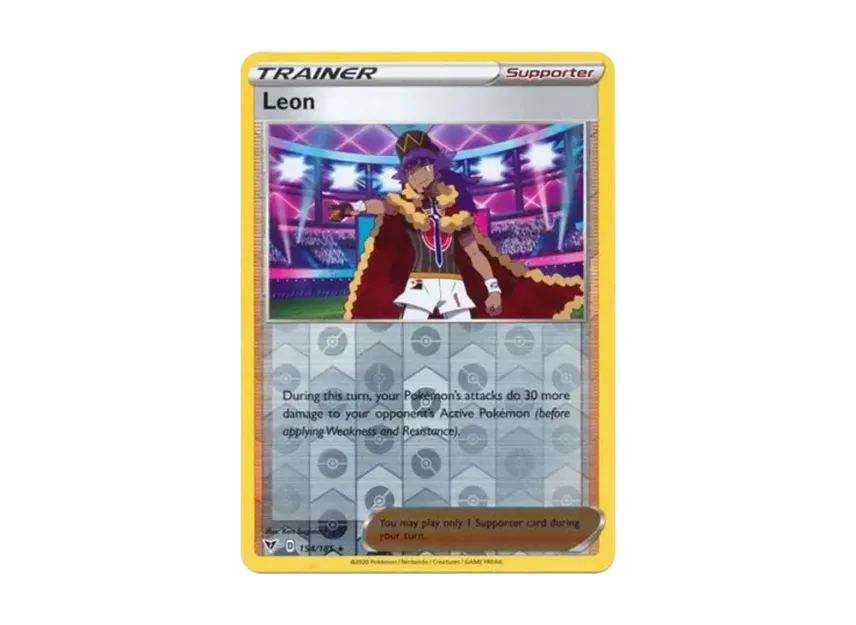 Leon R : Reverse Holo [185-VIVID-VOLTAGE 154/185] [EN] (Sword & Shield "Vivid Voltage")