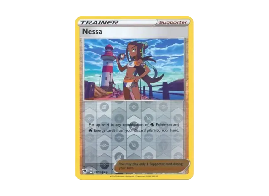 Nessa U : Reverse Holo [185-VIVID-VOLTAGE 157/185] [EN] (Sword & Shield "Vivid Voltage")