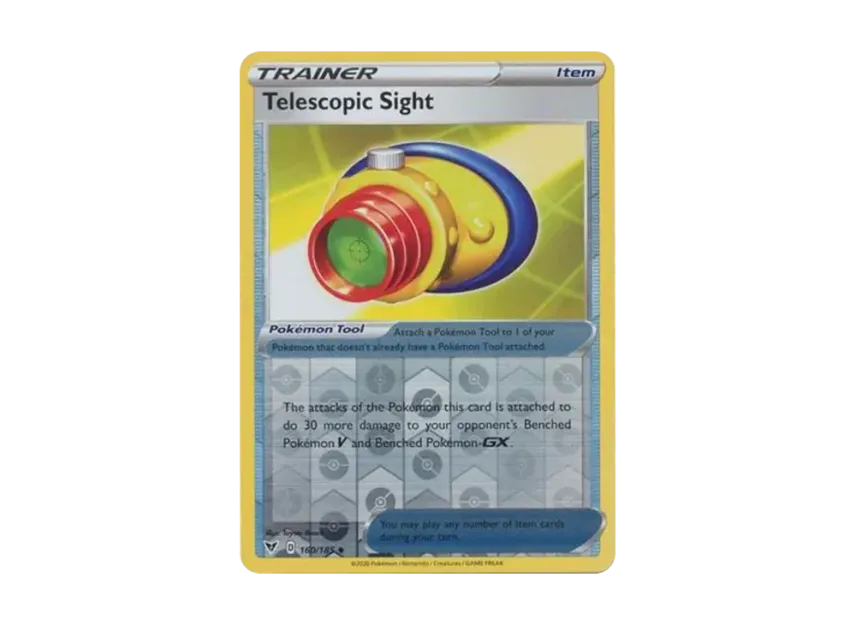 Telescopic Sight U : Reverse Holo [185-VIVID-VOLTAGE 160/185] [EN] (Sword & Shield "Vivid Voltage")