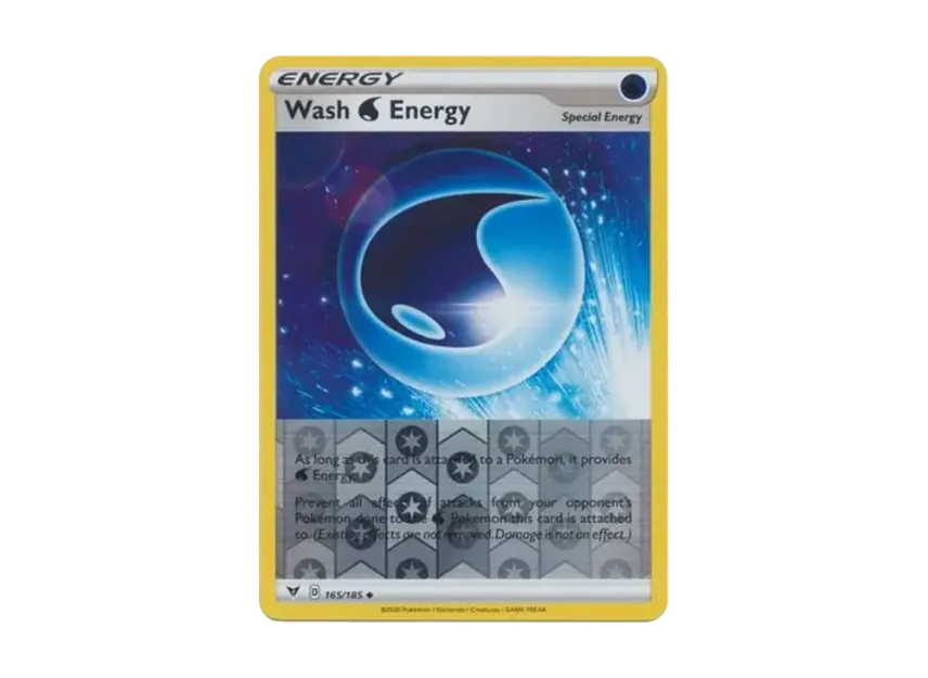 Wash Water Energy U : Reverse Holo [185-VIVID-VOLTAGE 165/185] [EN] (Sword & Shield "Vivid Voltage")