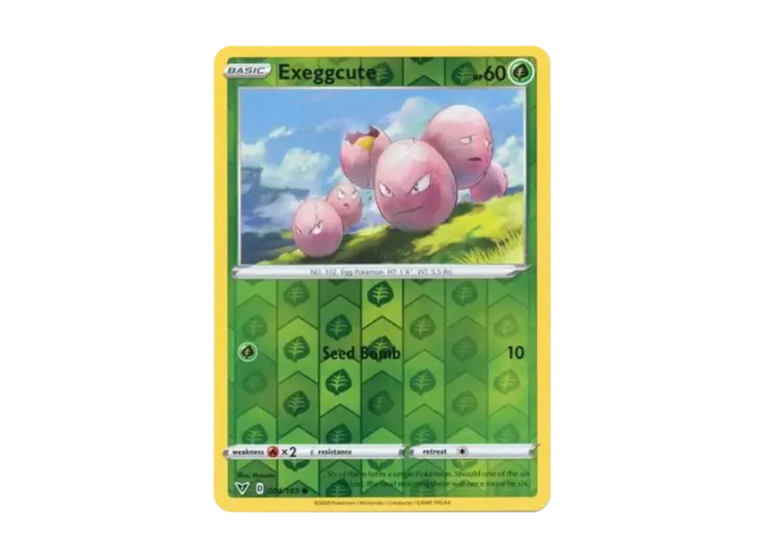 Exeggcute C : Reverse Holo [185-VIVID-VOLTAGE 004/185] [EN] (Sword & Shield "Vivid Voltage")