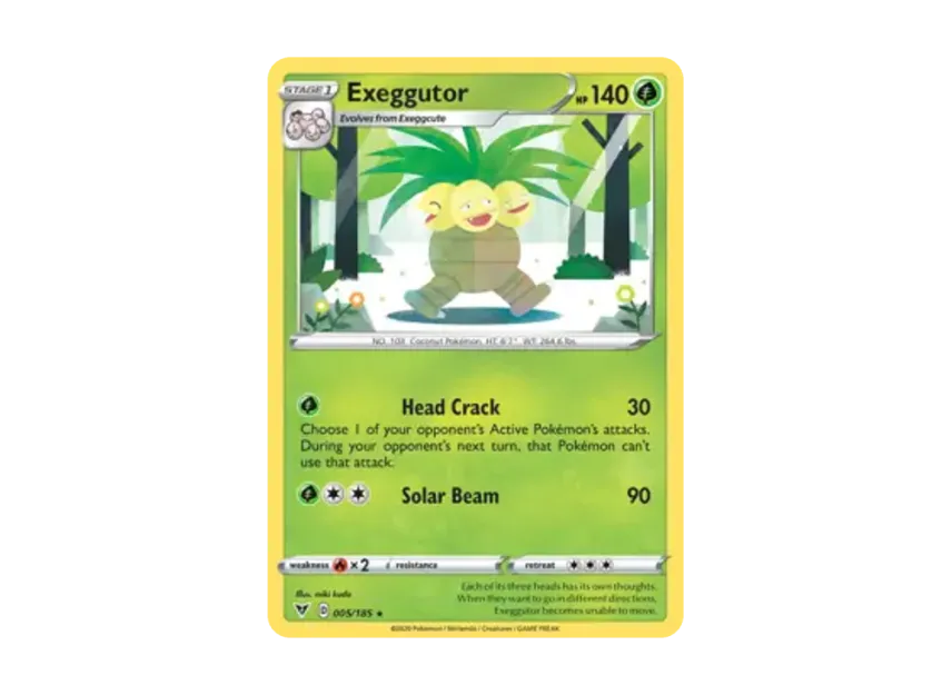Exeggutor R [185-VIVID-VOLTAGE 005/185] [EN] (Sword & Shield "Vivid Voltage")