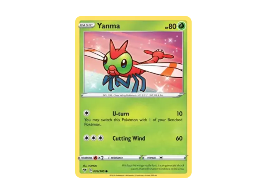 Yanma C [185-VIVID-VOLTAGE 006/185] [EN] (Sword & Shield "Vivid Voltage")
