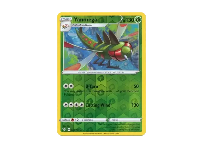 Yanmega R : Reverse Holo [185-VIVID-VOLTAGE 007/185] [EN] (Sword & Shield "Vivid Voltage")