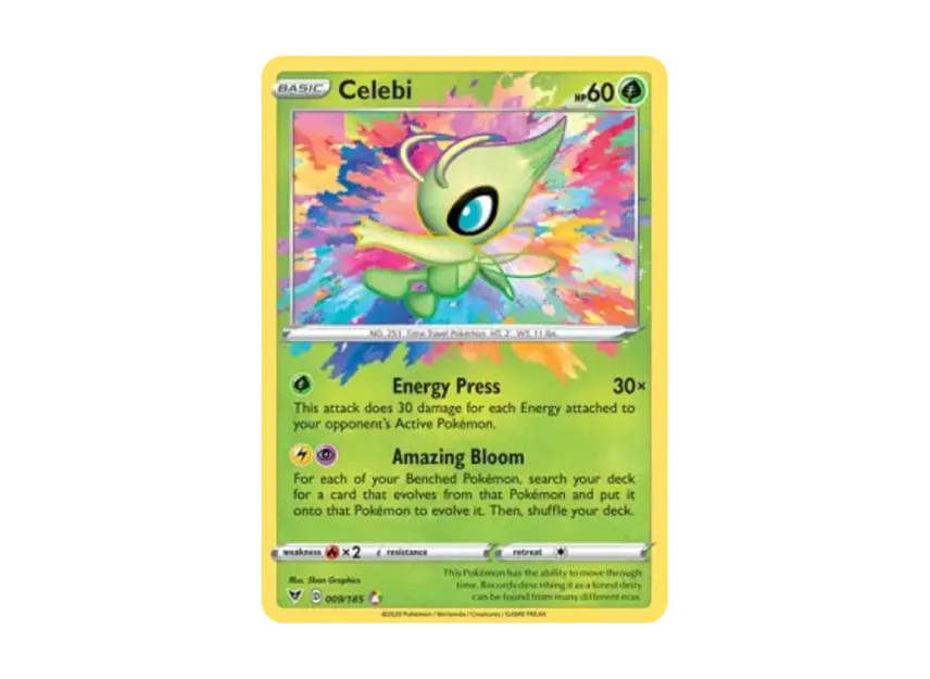 Celebi A [185-VIVID-VOLTAGE 009/185] [EN] (Sword & Shield "Vivid Voltage")