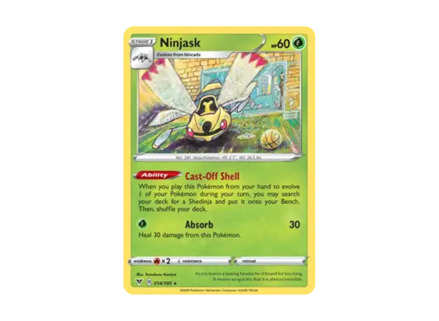 Ninjask R [185-VIVID-VOLTAGE 014/185] [EN] (Sword & Shield "Vivid Voltage")