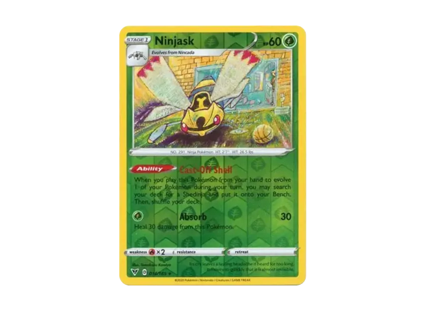 Ninjask R : Reverse Holo [185-VIVID-VOLTAGE 014/185] [EN] (Sword & Shield "Vivid Voltage")