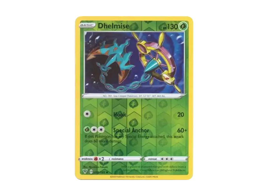 Dhelmise U : Reverse Holo [185-VIVID-VOLTAGE 019/185] [EN] (Sword & Shield "Vivid Voltage")