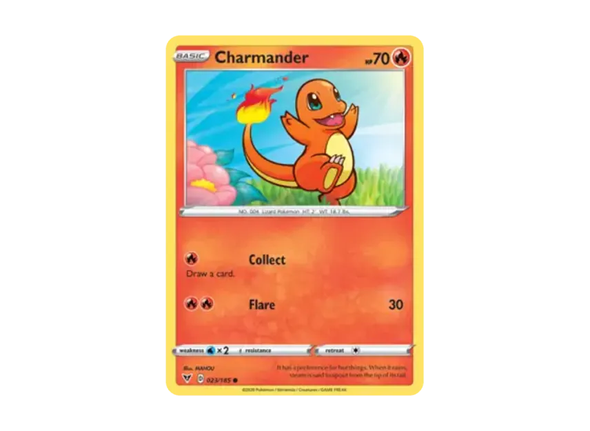 Charmander C [185-VIVID-VOLTAGE 023/185] [EN] (Sword & Shield "Vivid Voltage")