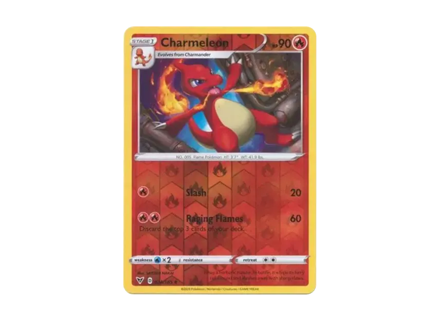Charmeleon U : Reverse Holo [185-VIVID-VOLTAGE 024/185] [EN] (Sword & Shield "Vivid Voltage")