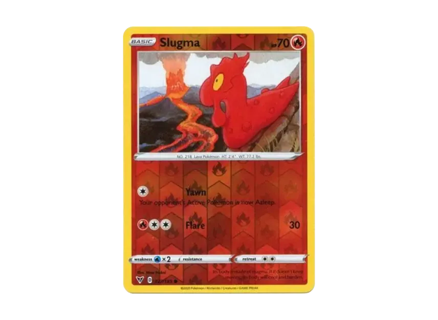 Slugma C : Reverse Holo [185-VIVID-VOLTAGE 027/185] [EN] (Sword & Shield "Vivid Voltage")