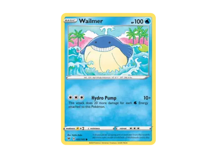 Wailmer C [185-VIVID-VOLTAGE 031/185] [EN] (Sword & Shield "Vivid Voltage")