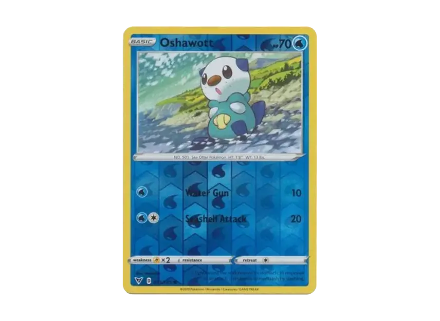 Oshawott C : Reverse Holo [185-VIVID-VOLTAGE 033/185] [EN] (Sword & Shield "Vivid Voltage")