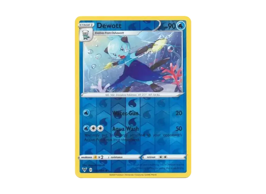 Dewott U : Reverse Holo [185-VIVID-VOLTAGE 034/185] [EN] (Sword & Shield "Vivid Voltage")
