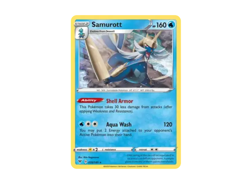 Samurott R [185-VIVID-VOLTAGE 035/185] [EN] (Sword & Shield "Vivid Voltage")
