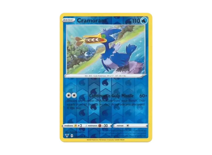 Cramorant U : Reverse Holo [185-VIVID-VOLTAGE 040/185] [EN] (Sword & Shield "Vivid Voltage")