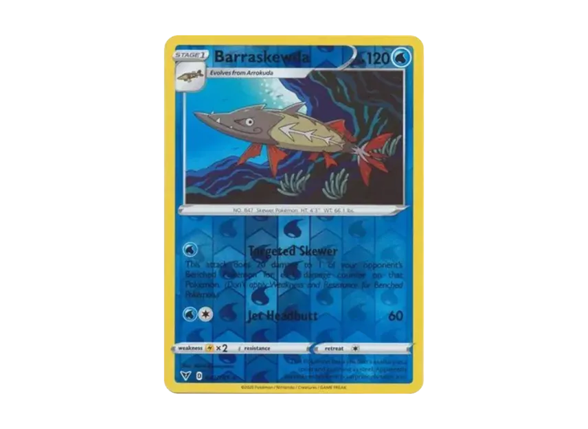 Barraskewda R : Reverse Holo [185-VIVID-VOLTAGE 042/185] [EN] (Sword & Shield "Vivid Voltage")