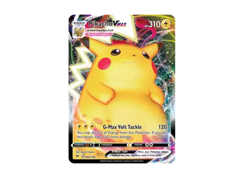 Pikachu VMAX R [185-VIVID-VOLTAGE 044/185] [EN] (Sword & Shield "Vivid Voltage")