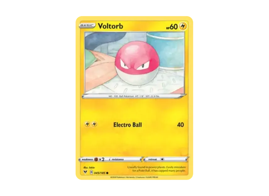 Voltorb C [185-VIVID-VOLTAGE 045/185] [EN] (Sword & Shield "Vivid Voltage")