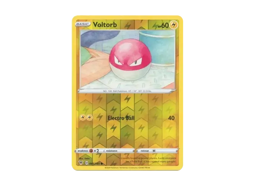 Voltorb C : Reverse Holo [185-VIVID-VOLTAGE 045/185] [EN] (Sword & Shield "Vivid Voltage")