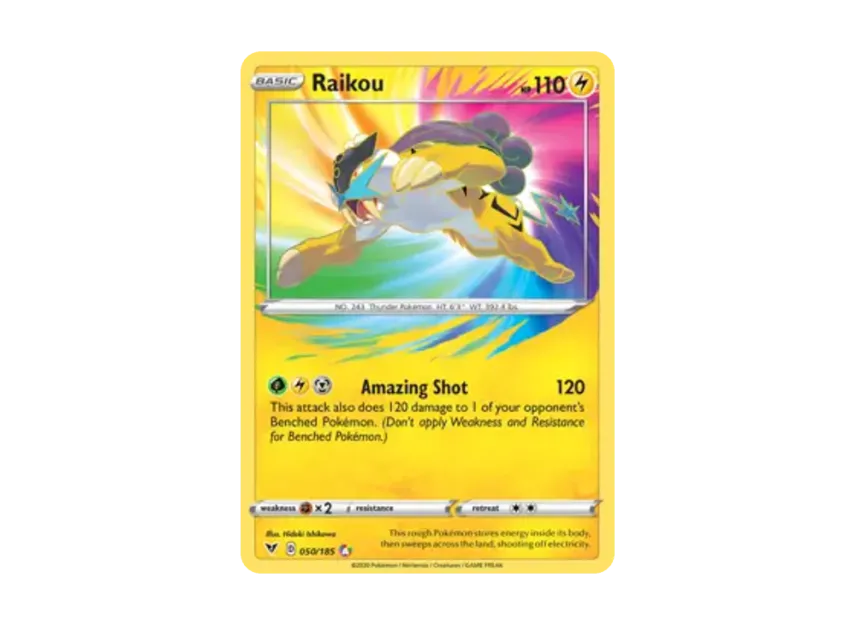 Raikou A [185-VIVID-VOLTAGE 050/185] [EN] (Sword & Shield "Vivid Voltage")
