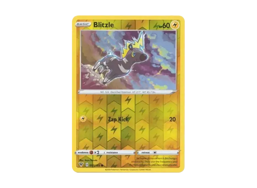 Blitzle C : Reverse Holo [185-VIVID-VOLTAGE 053/185] [EN] (Sword & Shield "Vivid Voltage")