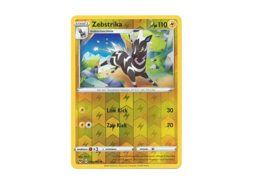Zebstrika U : Reverse Holo [185-VIVID-VOLTAGE 054/185] [EN] (Sword & Shield "Vivid Voltage")