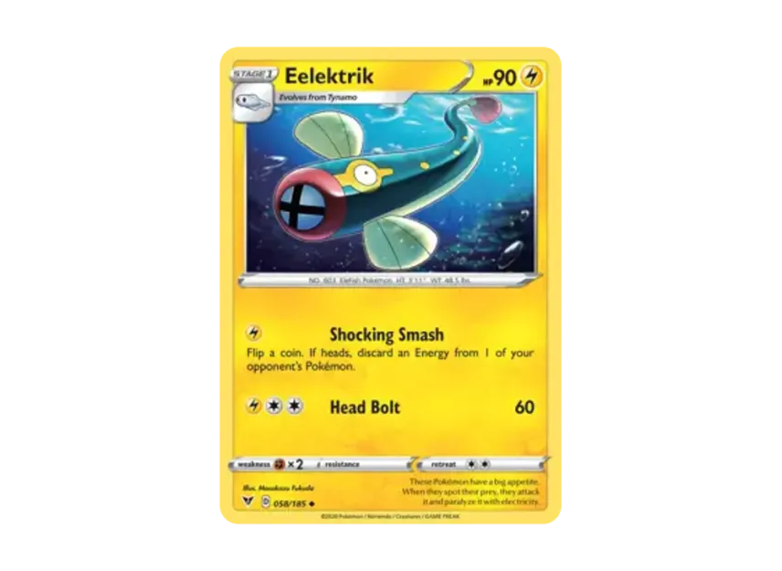 Eelektrik U [185-VIVID-VOLTAGE 058/185] [EN] (Sword & Shield "Vivid Voltage")
