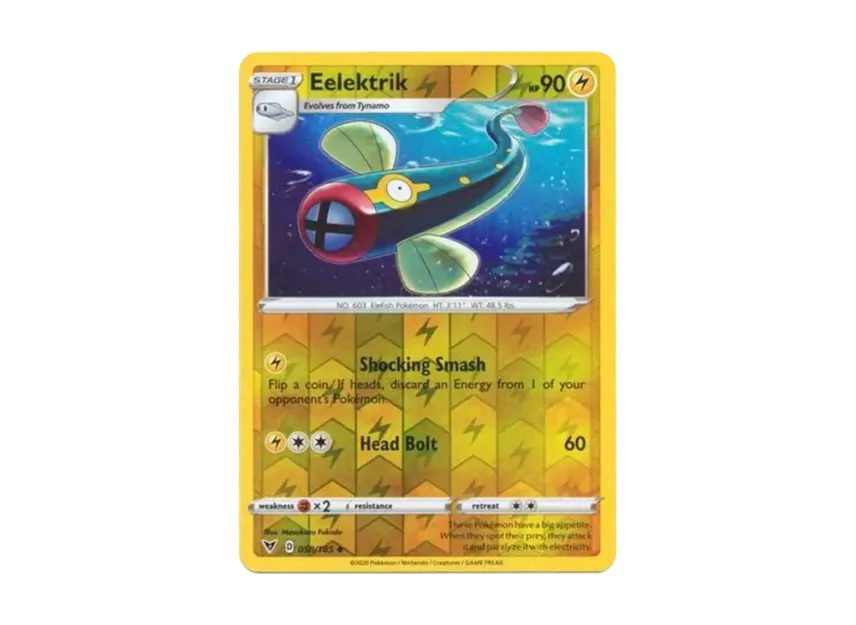 Eelektrik U : Reverse Holo [185-VIVID-VOLTAGE 058/185] [EN] (Sword & Shield "Vivid Voltage")