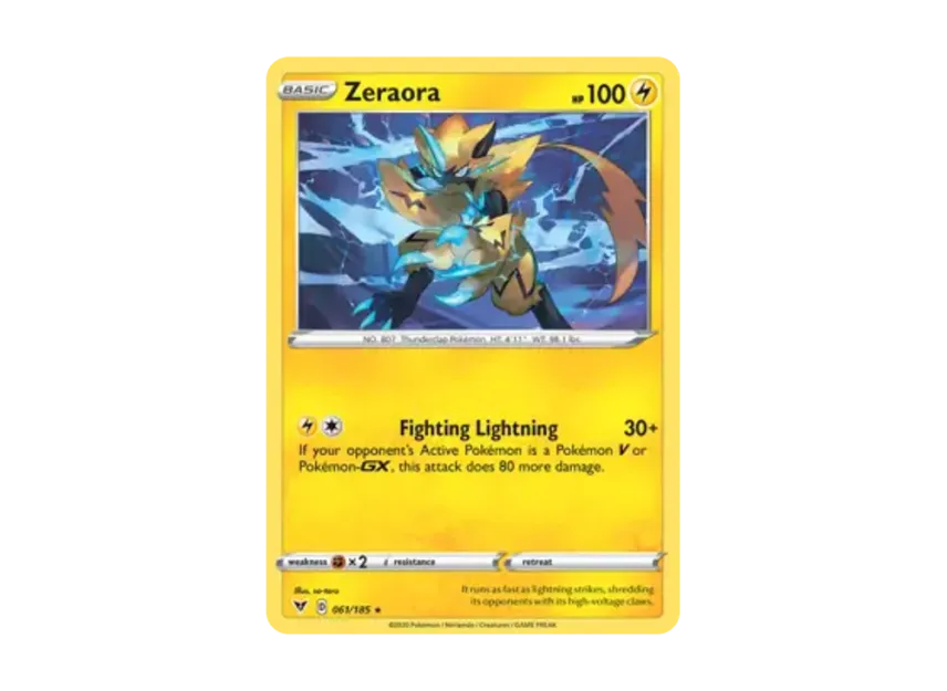 Zeraora R [185-VIVID-VOLTAGE 061/185] [EN] (Sword & Shield "Vivid Voltage")