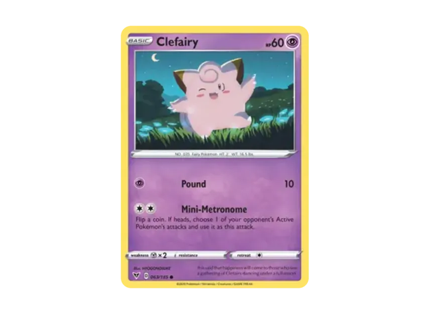 Clefairy C [185-VIVID-VOLTAGE 063/185] [EN] (Sword & Shield "Vivid Voltage")